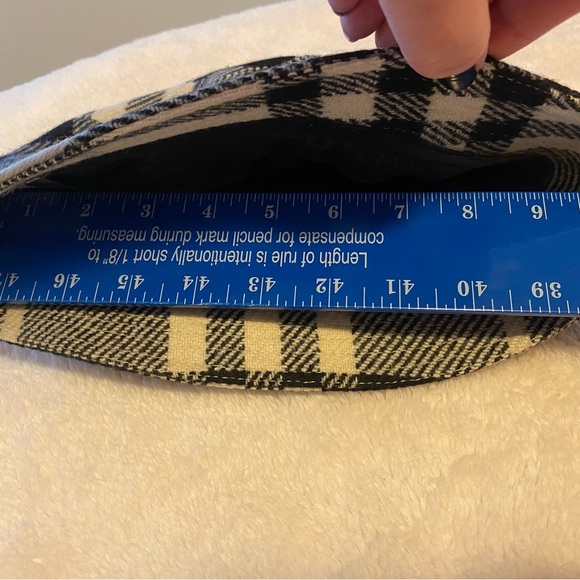 Burberry Gray Nova Check wool and cashmere bucket hat, vintage, size medium - Picture 10 of 11